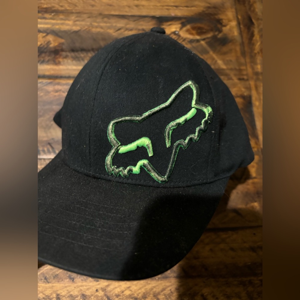 Black Fox Racing hat.